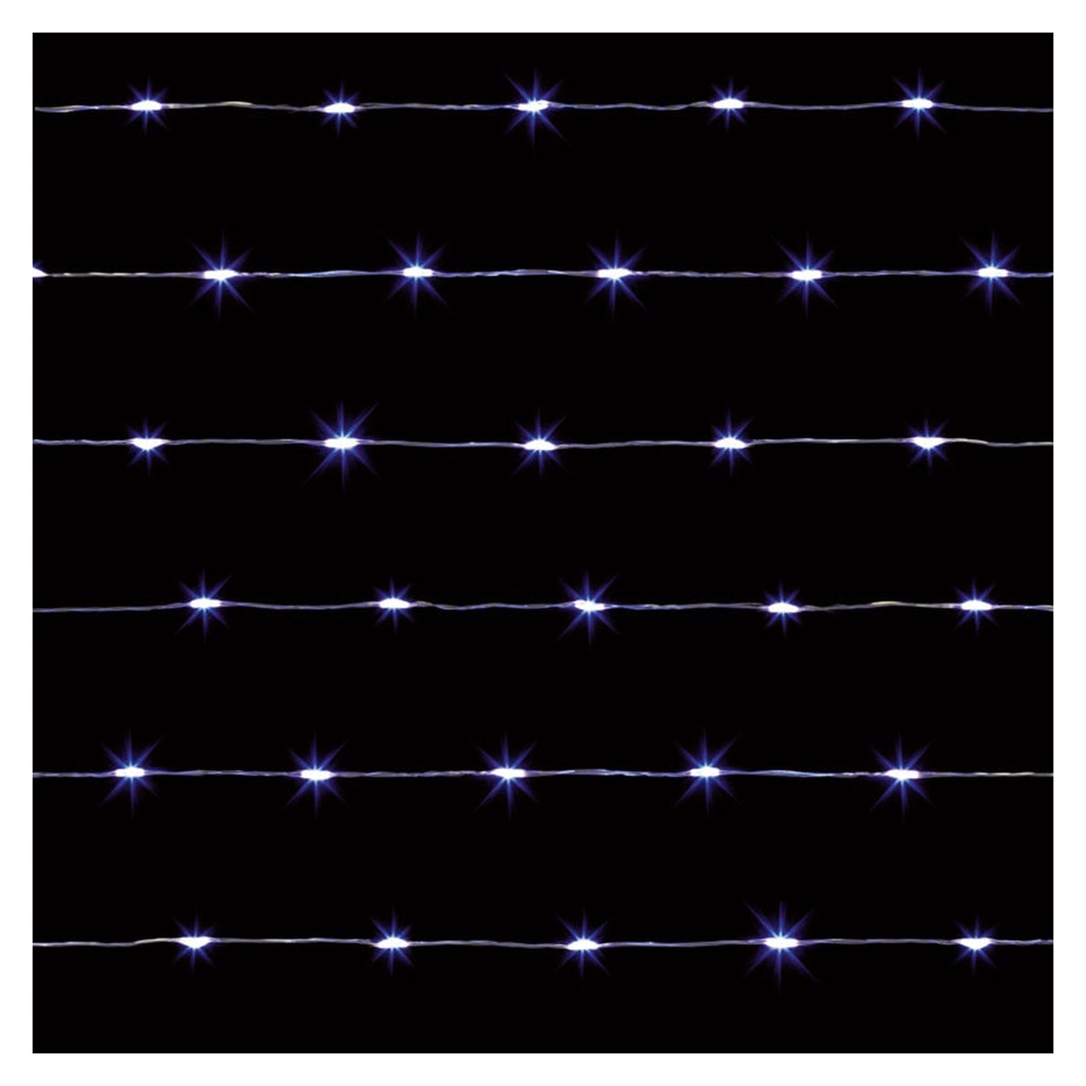 100 LED Multi Action Pin Wire MicroBrights - White/Green, view 4
