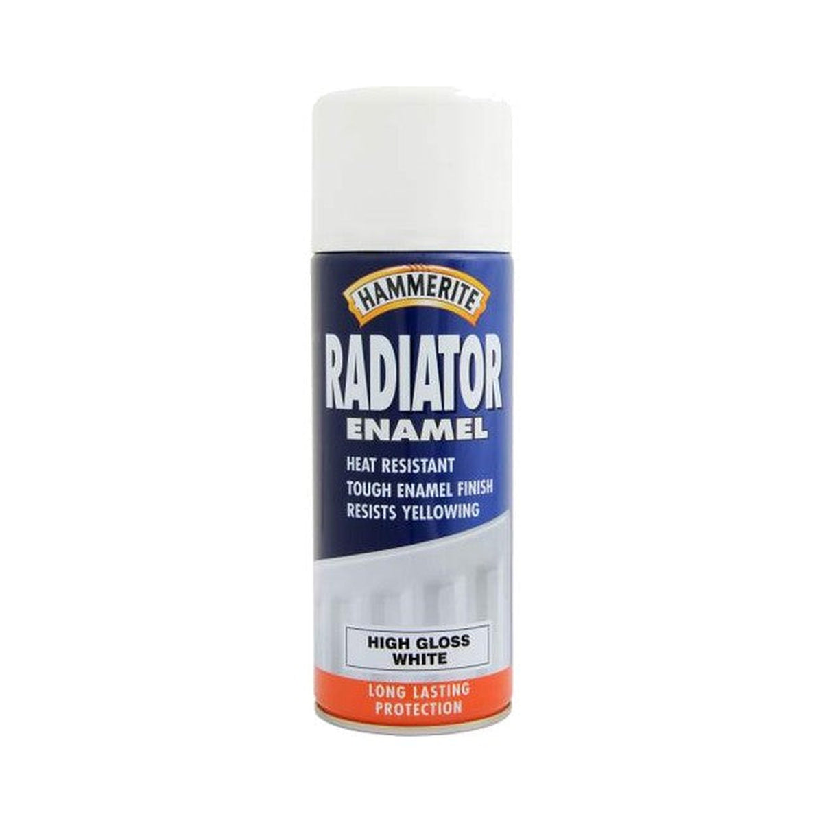 Hammerite Radiator Spray Paint, White Gloss, 400ml
