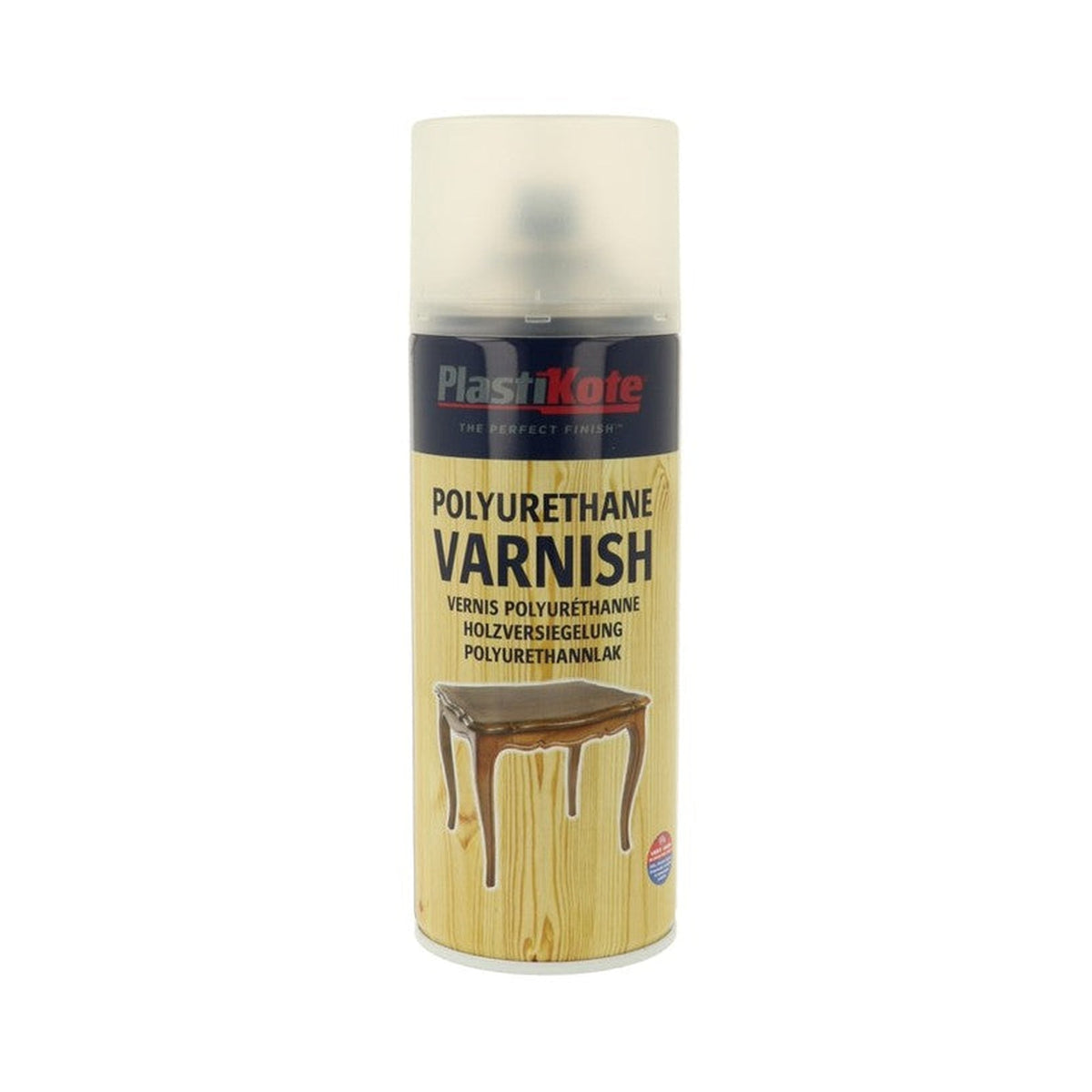 PlastiKote Polyurethane Varnish, Clear Satin, 400ml