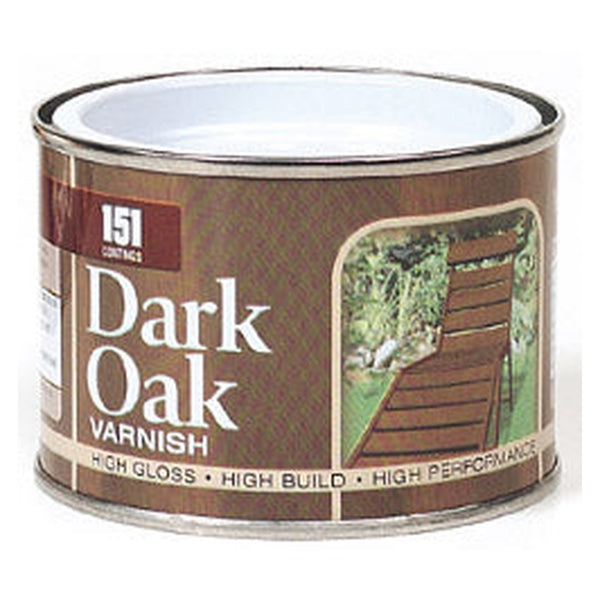 151 Coatings high gloss dark oak varnish 180ml pot