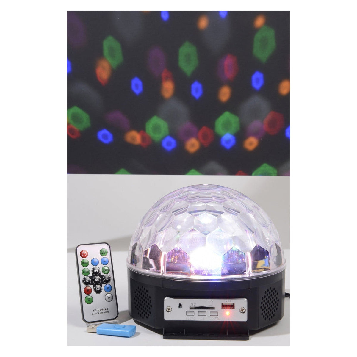 Kaemingk LED Magic Disco Ball with MP3 - 6 Light