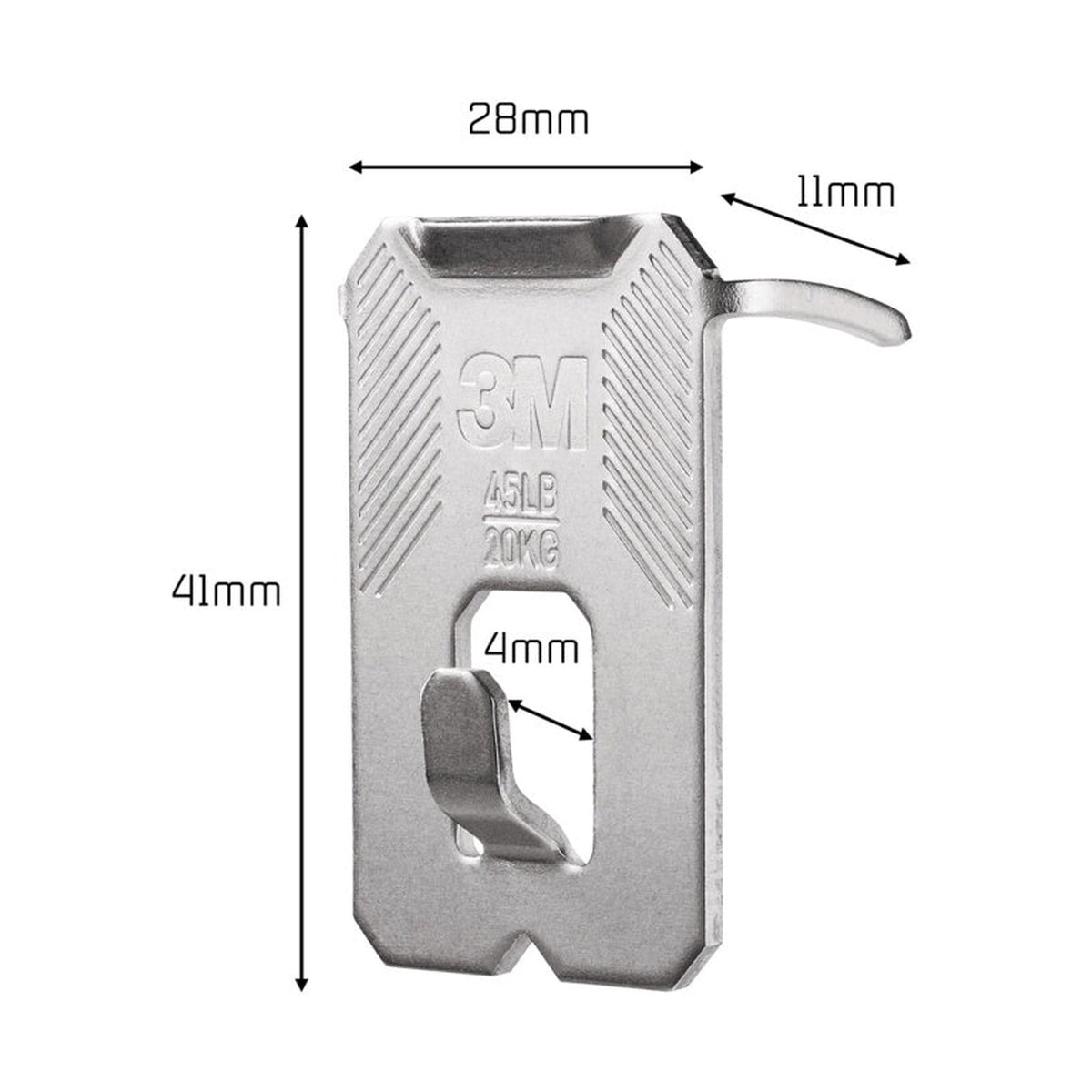 Pack of 2 3M Claw drywall picture hangers 20kg, view 2