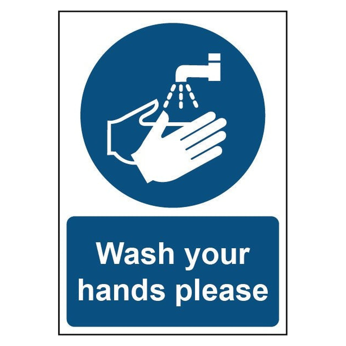 Securit 'Wash Your Hands Please' Sign