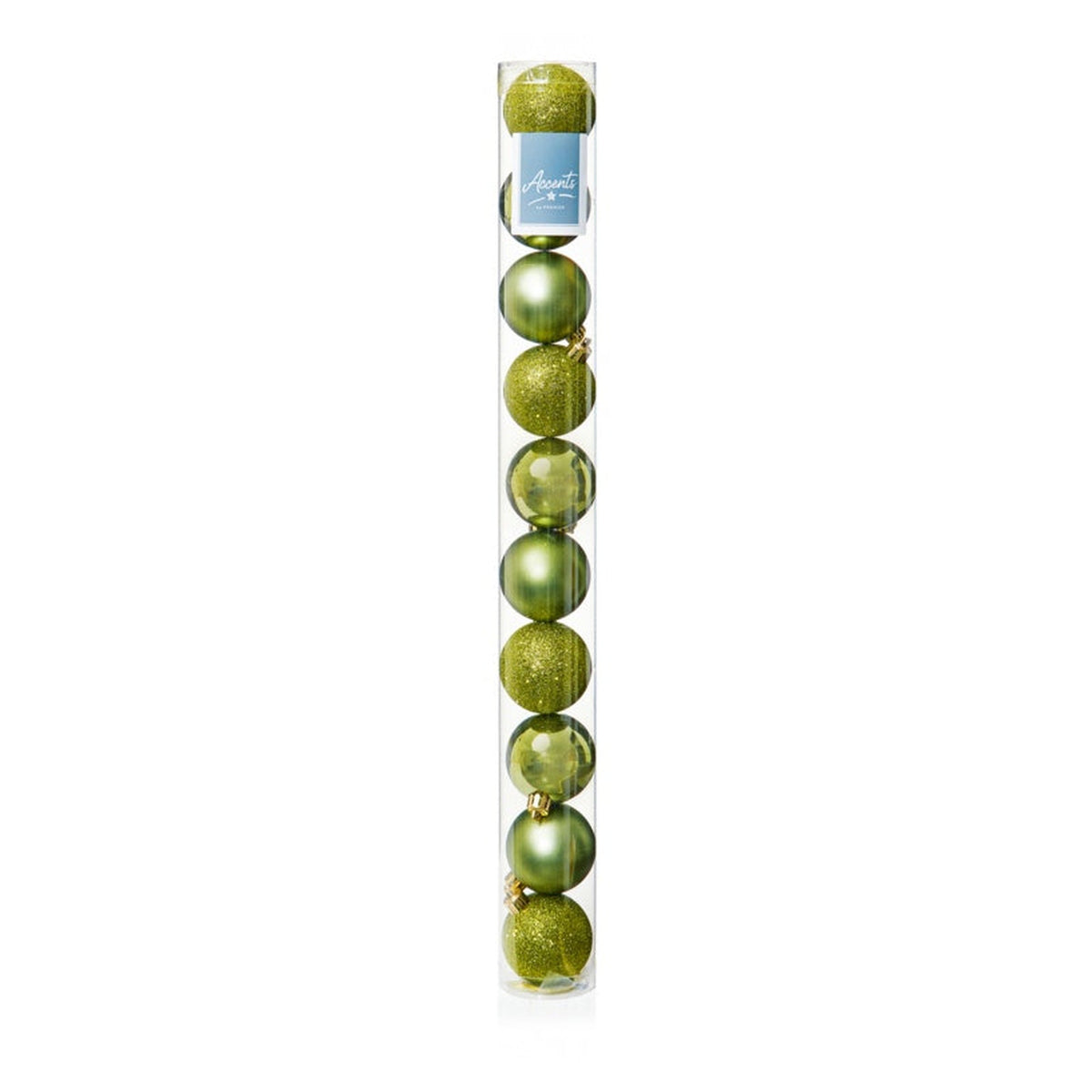 60mm Multi Finish Balls Pack 10 - Green