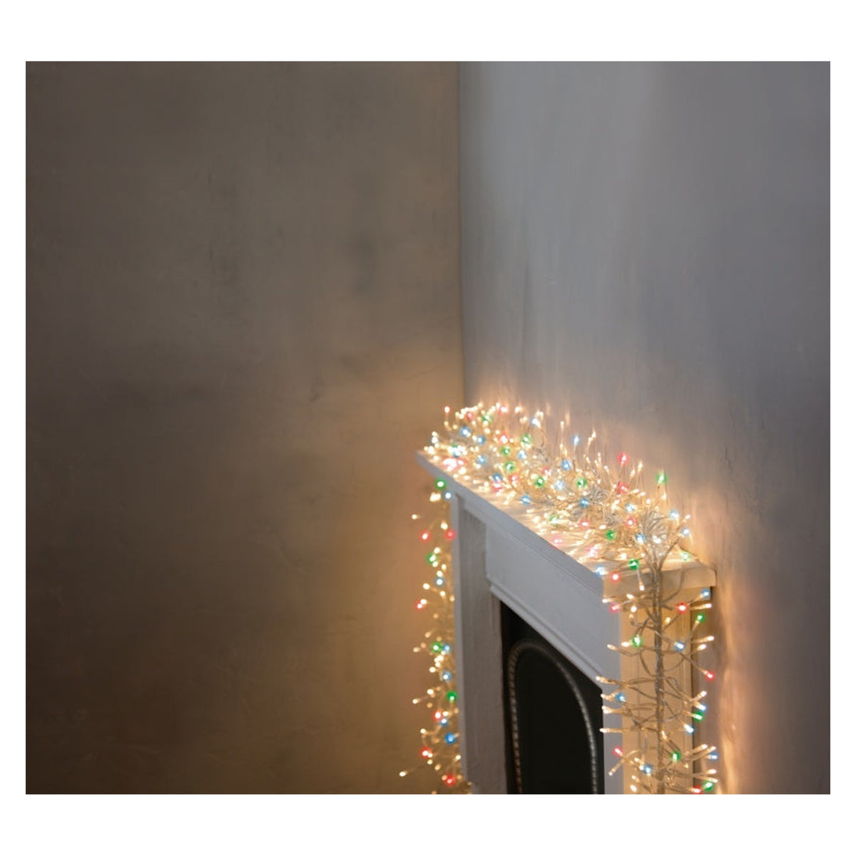 960 LED Multi Action Cluster Brights With Timer - Multi/Clear, view 2