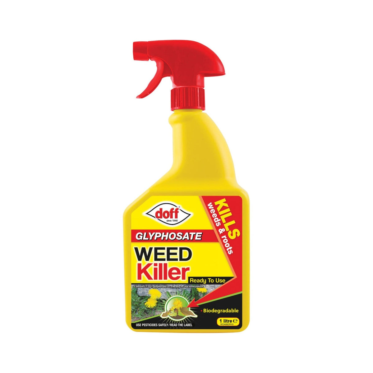Doff Advanced Weedkiller, Ready to Use, 1L