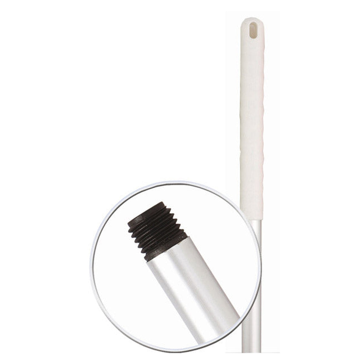 Abbey hygiene handle with white grip 137cm