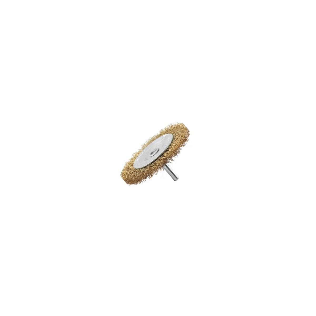Abracs 75mm crimped circular wire brush with 6mm spindle