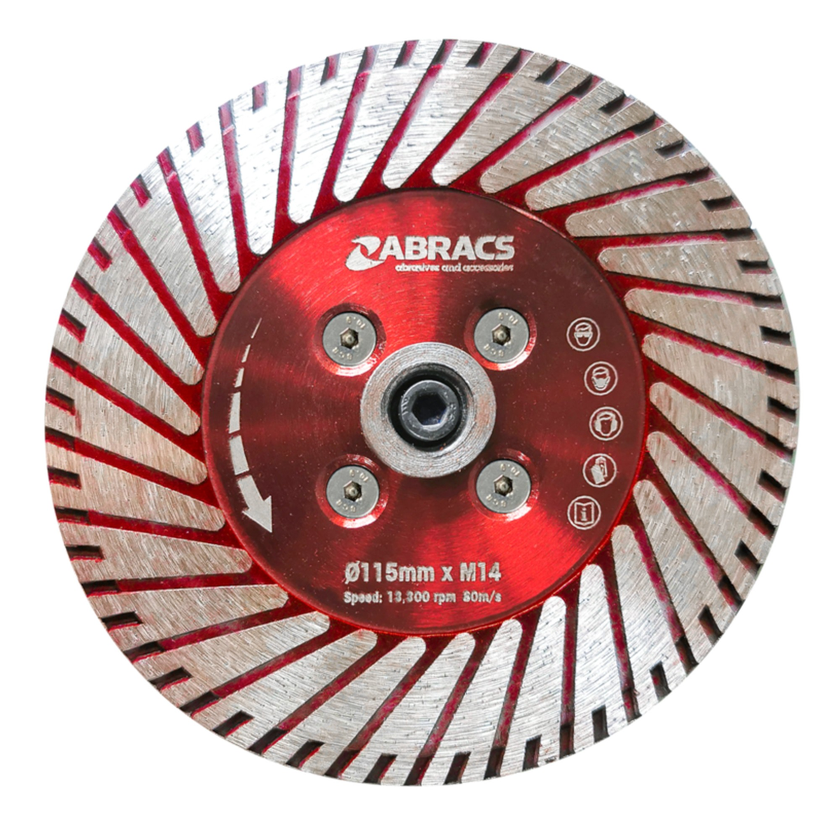 Abracs 115mm M14 cut and grind diamond blade