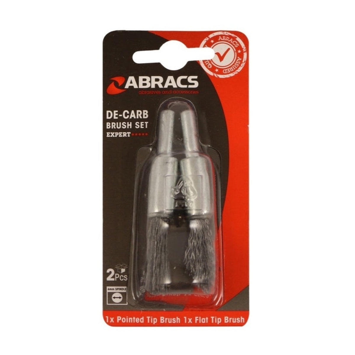 Abracs 2 piece de-carb wire brush set