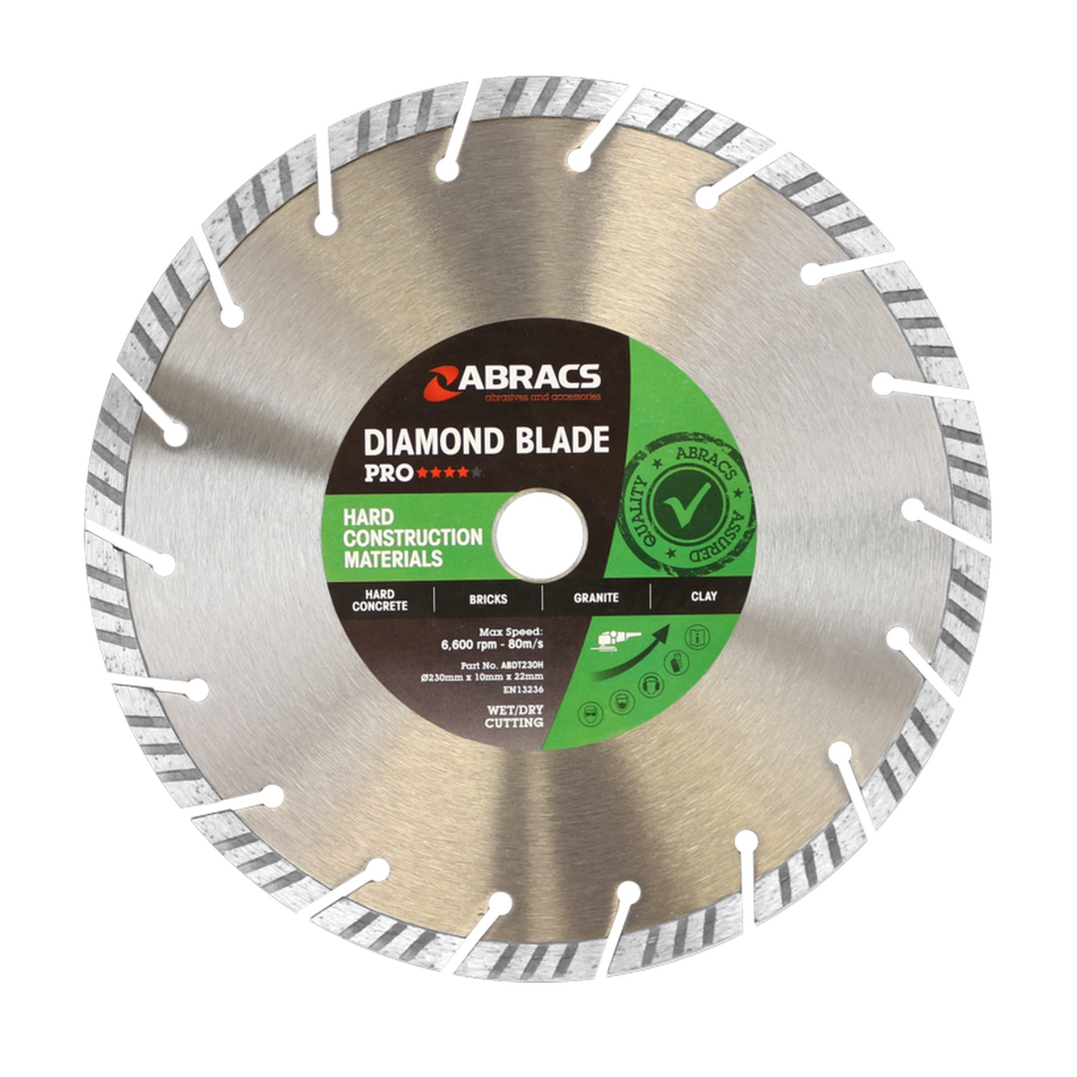 Abracs HCM-Pro 230mm diamond blade
