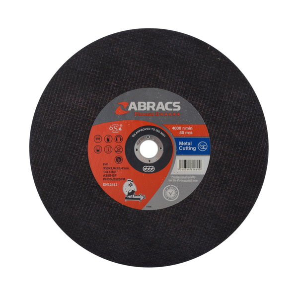 Abracs Phoenix 350mm flat metal cutting disc