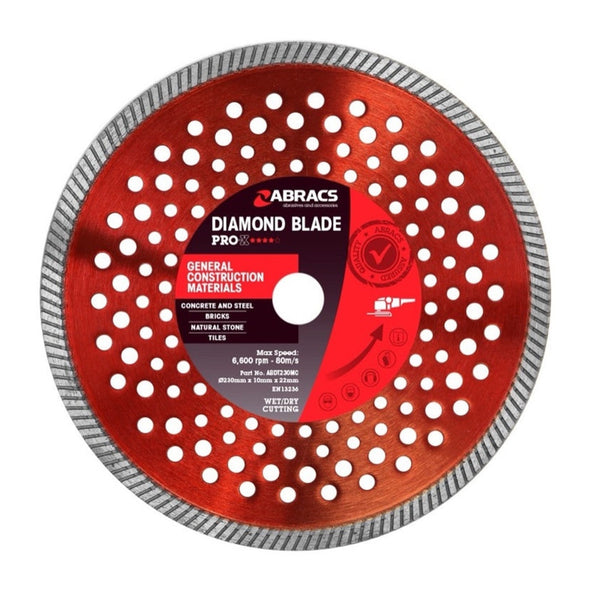 Abracs PRO-X 230mm general construction diamond blade