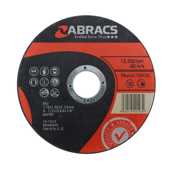 Abracs Proflex extra thin 115mm cutting disc