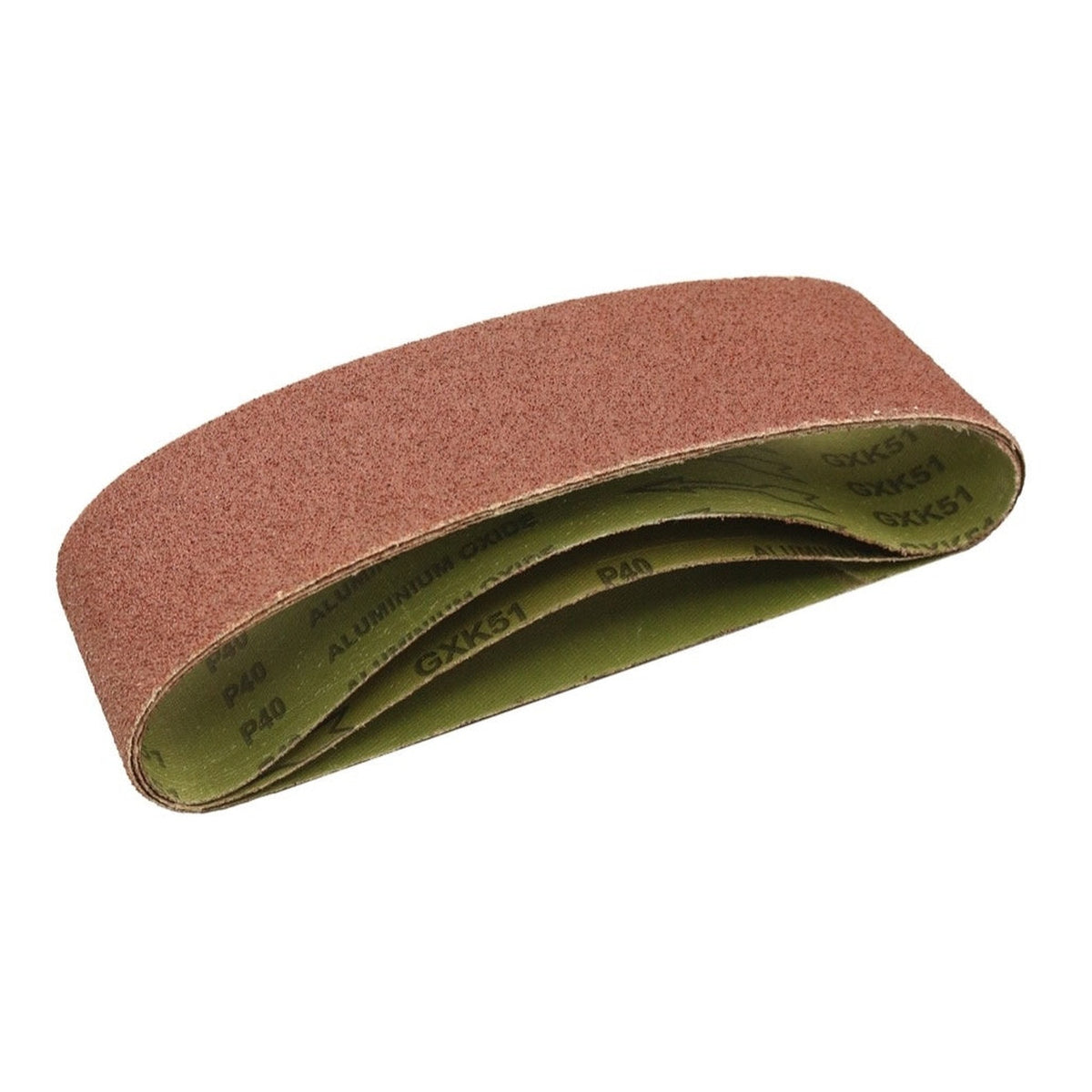 Abracs 75 x 457mm 40 grit sanding belt, view 2