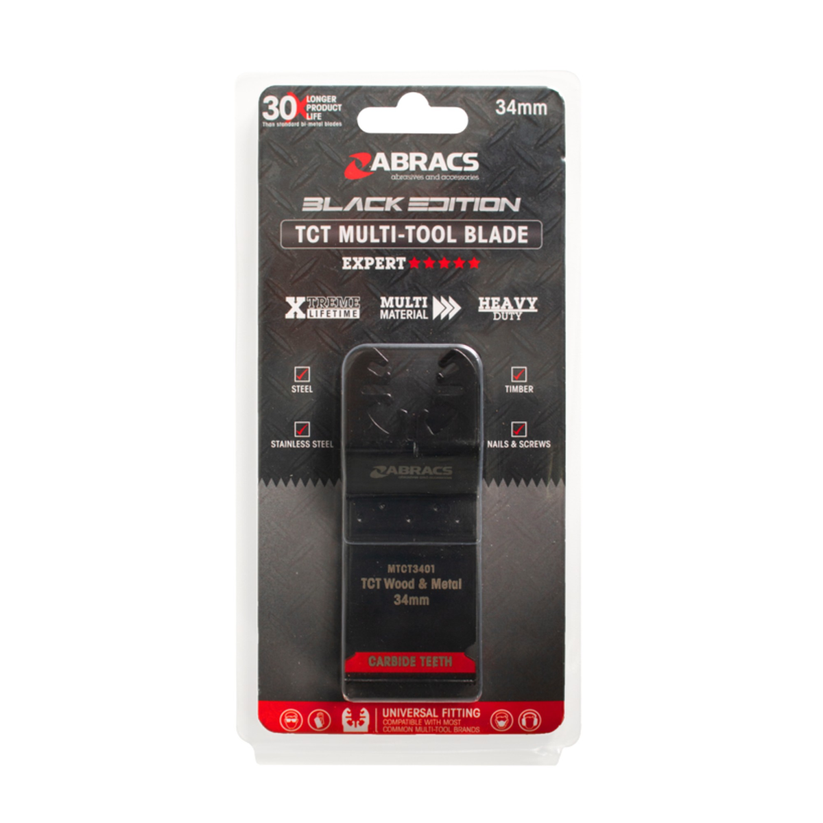 Abracs 34mm TCT multi-tool blade