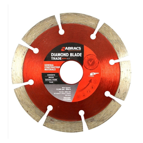 Abracs Trade 115mm diamond blade