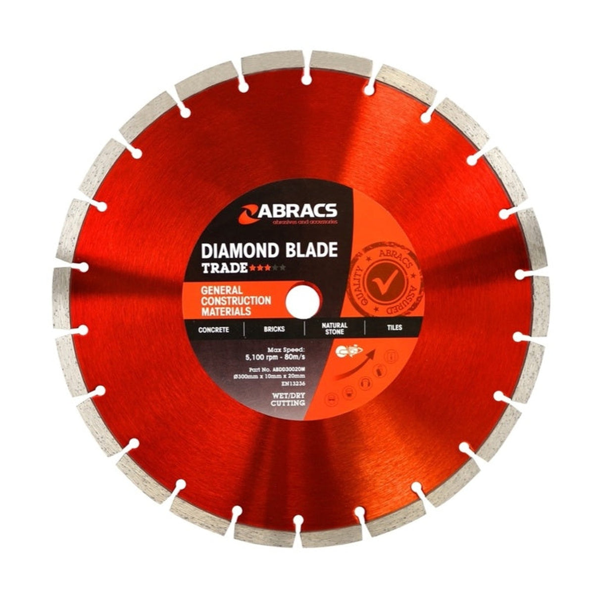 Abracs trade diamond blade 300mm