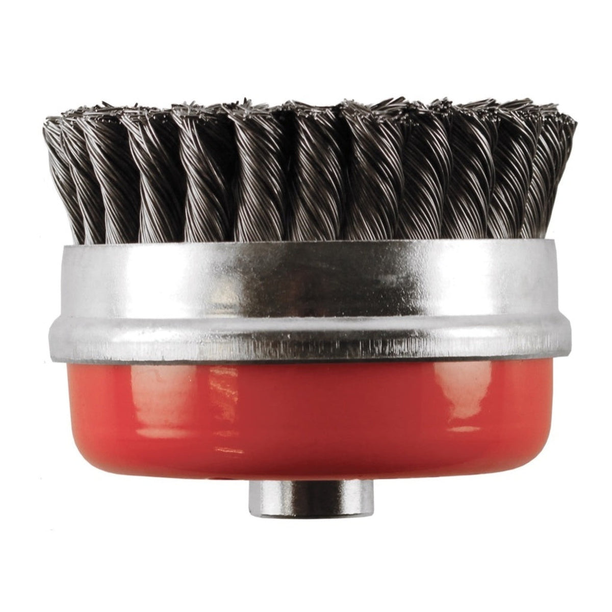 Abracs 70mm twist knot cup wire brush with M14 thread