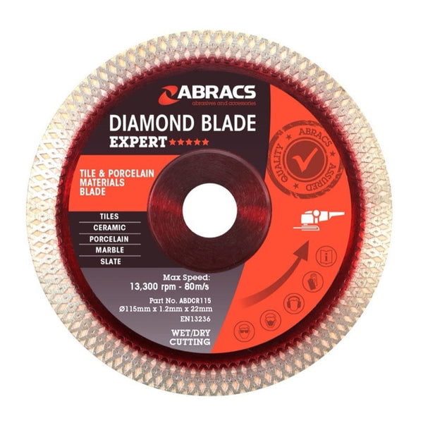 Abracs X-Tech 115mm tile cutting blade