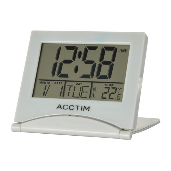 Acctim Mini Flip II travel LCD alarm clock