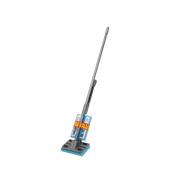Addis Superdry sponge mop with extra refill, graphite