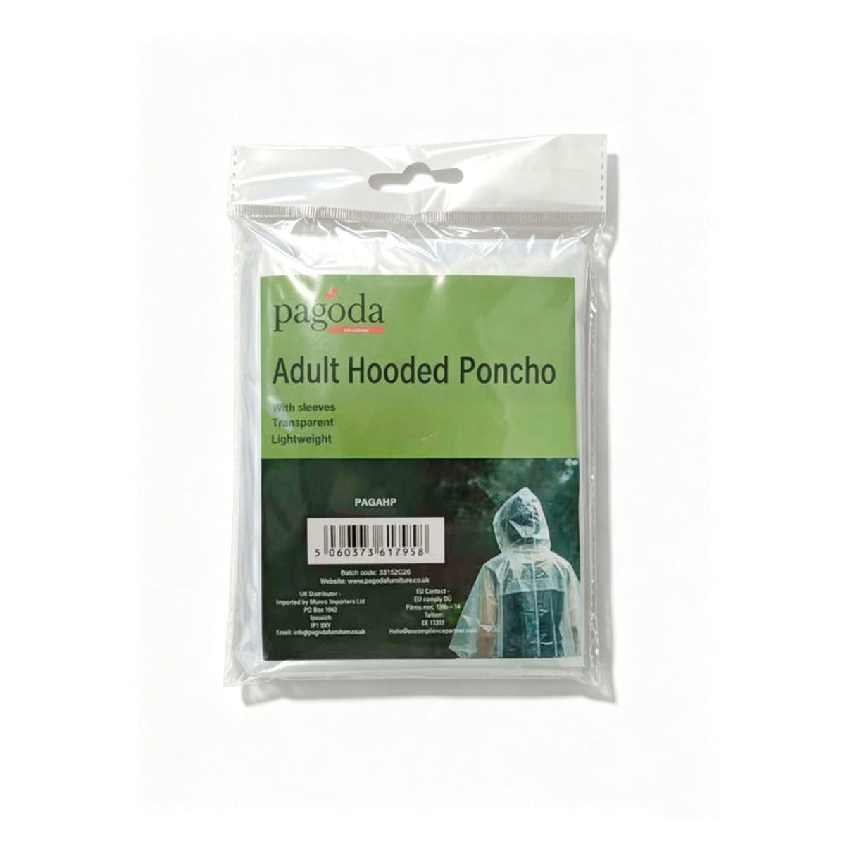 Adult Hooded Poncho