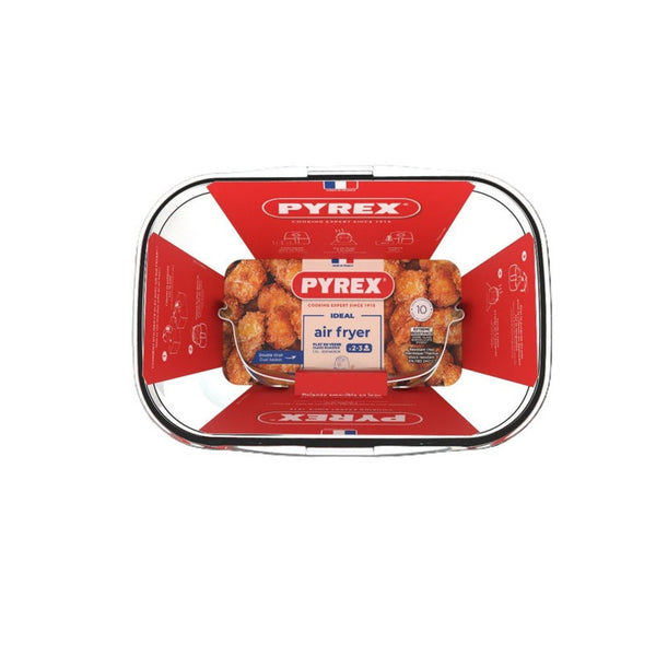 Air Fryer Rectangular Glass Dish - Dual