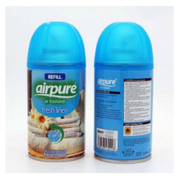 Airpure Fresh Linen 250ml automatic air freshener refill