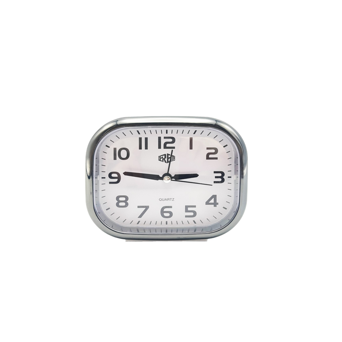 Alarm Clock - White/Silver Frame