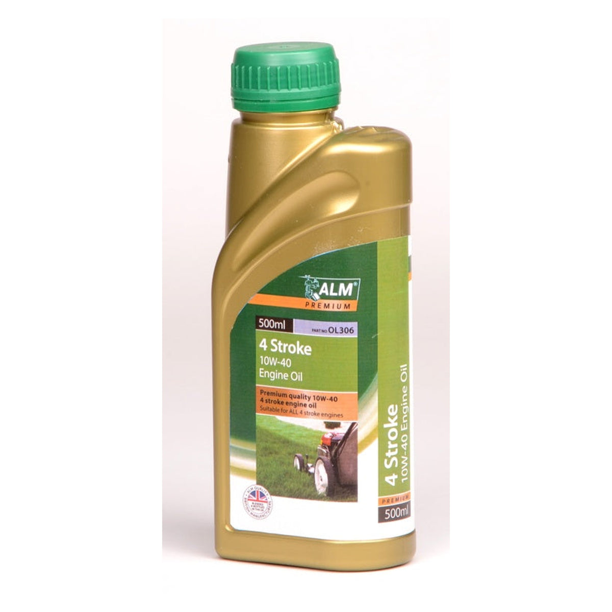 ALM 4 stroke 10W-40 lawnmower oil 500ml bottle
