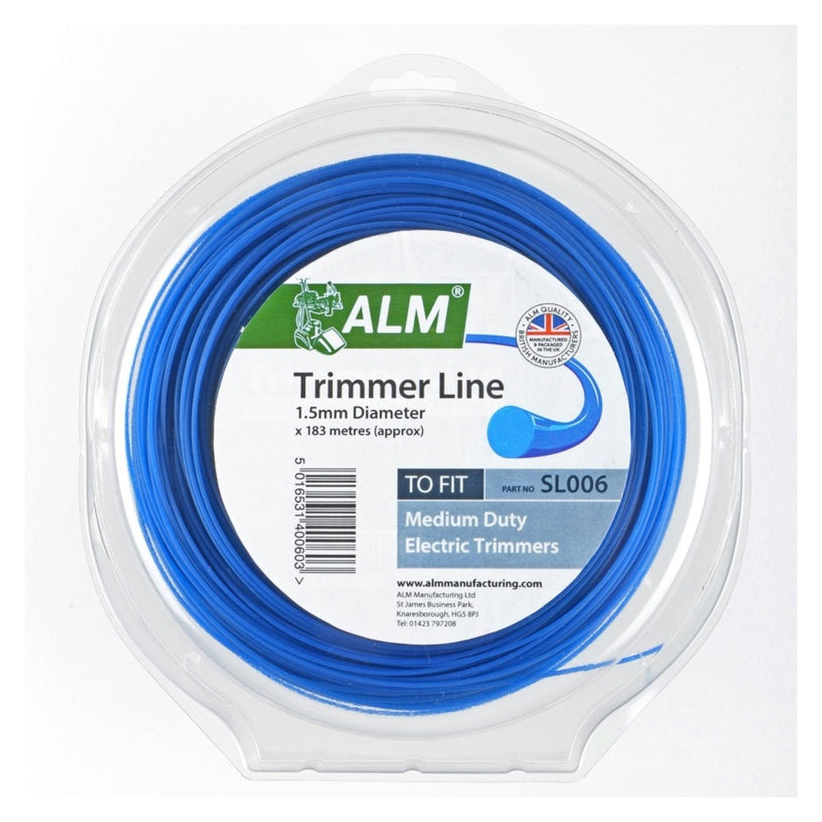ALM blue 1.5mm trimmer line 183m