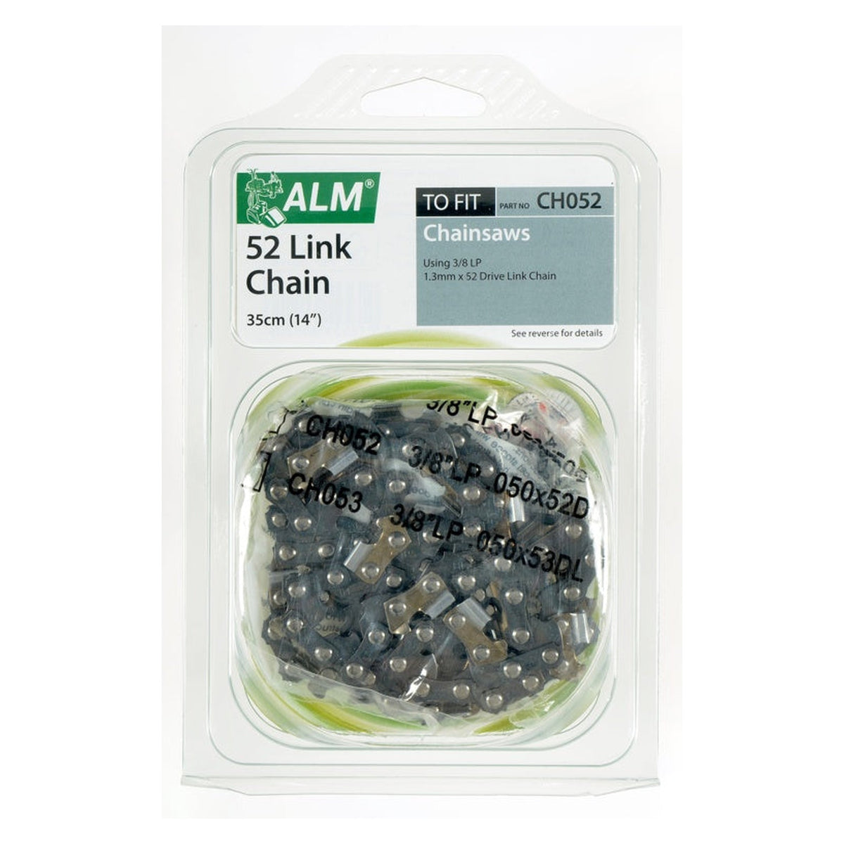 ALM 3/8in 52 link chainsaw chain for 35cm bar