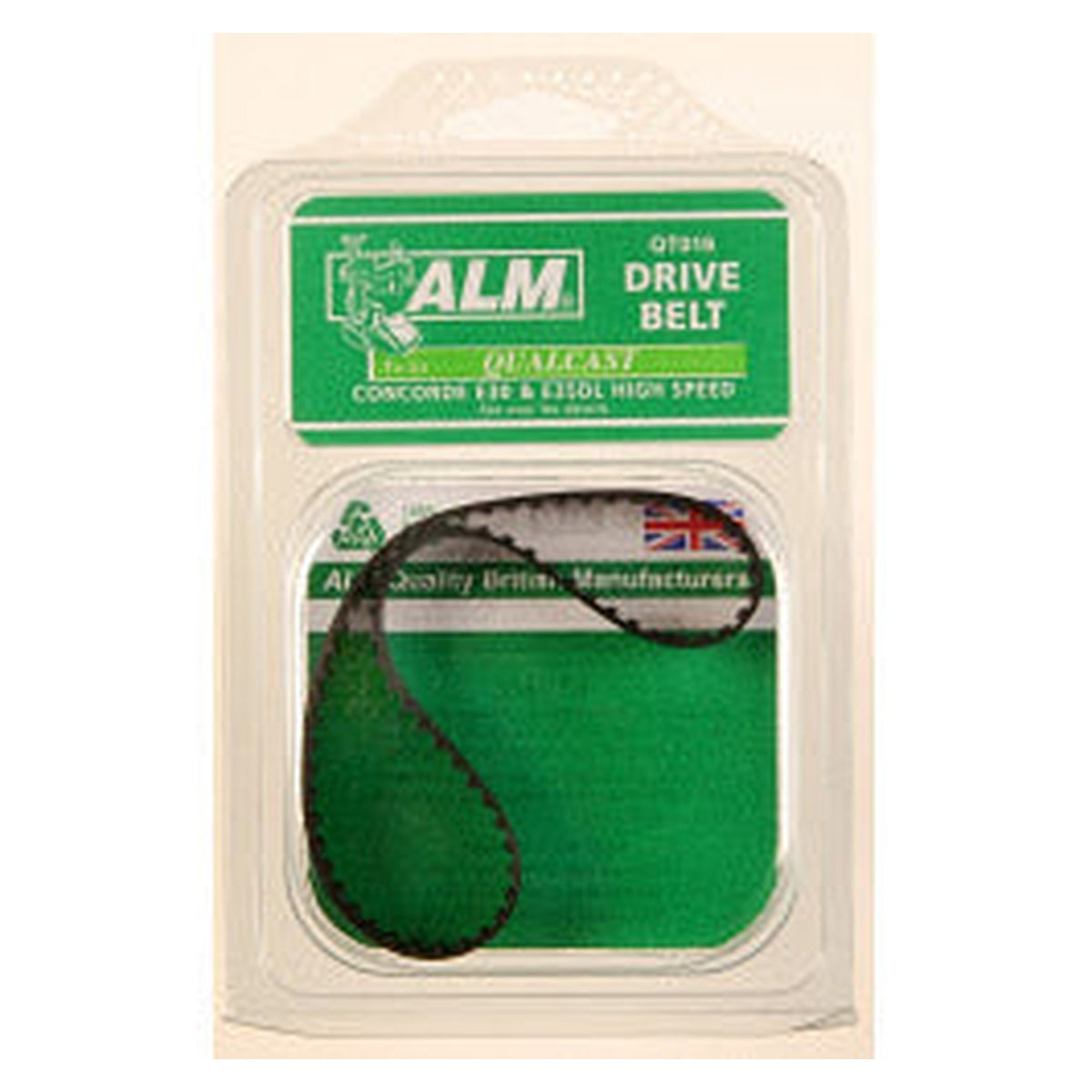 ALM replacement drive belt for Qualcast and Bosch lawnmowers