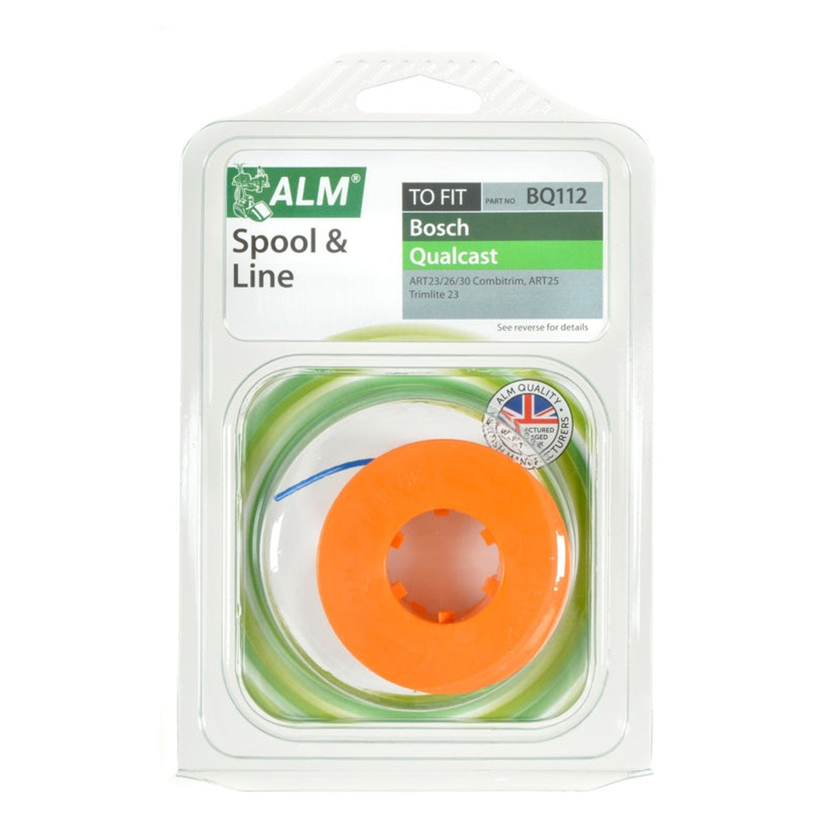 ALM spool and line for Qualcast and Bosch grass trimmers
