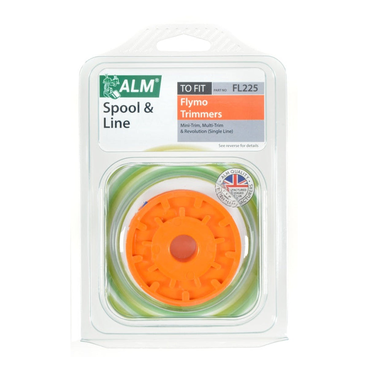 ALM spool and line to fit Flymo trimmers