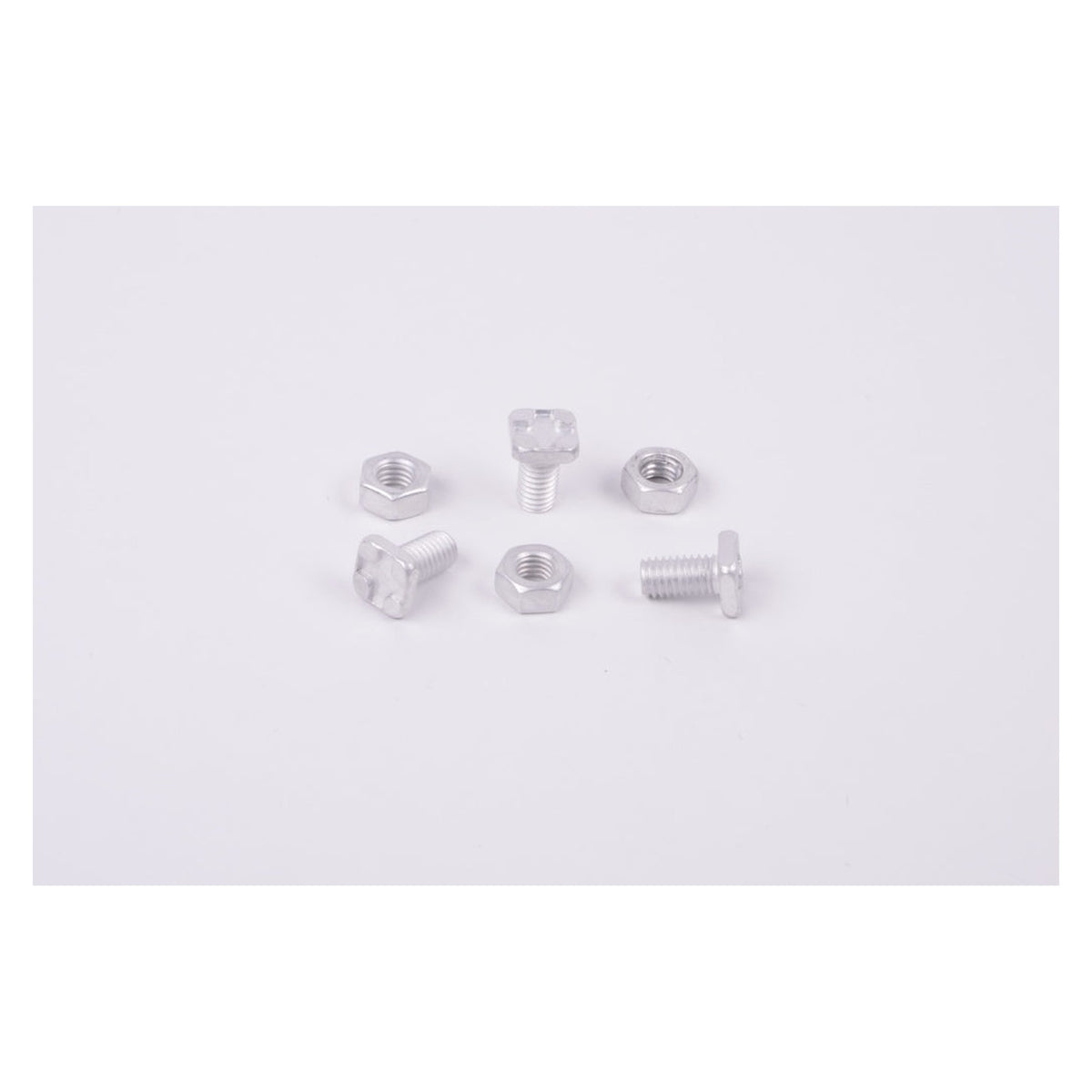 ALM aluminium square head greenhouse bolts and nuts pack of 20