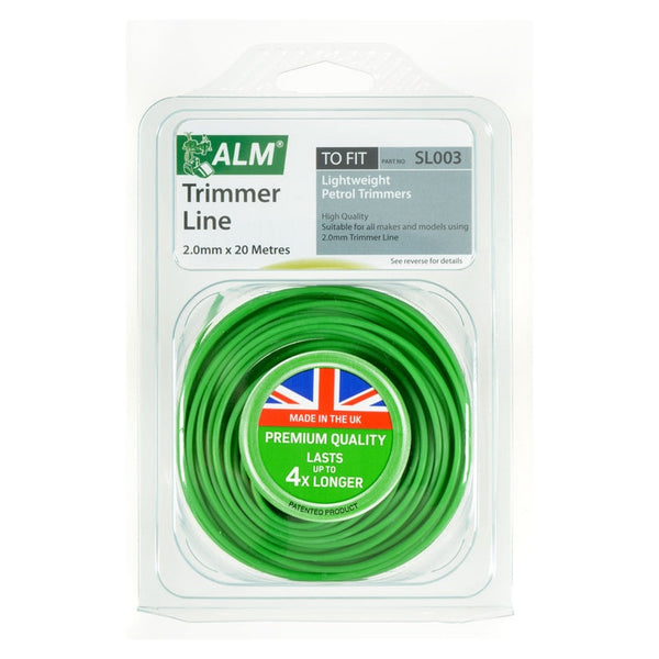 ALM green trimmer line 2.0mm x 20m