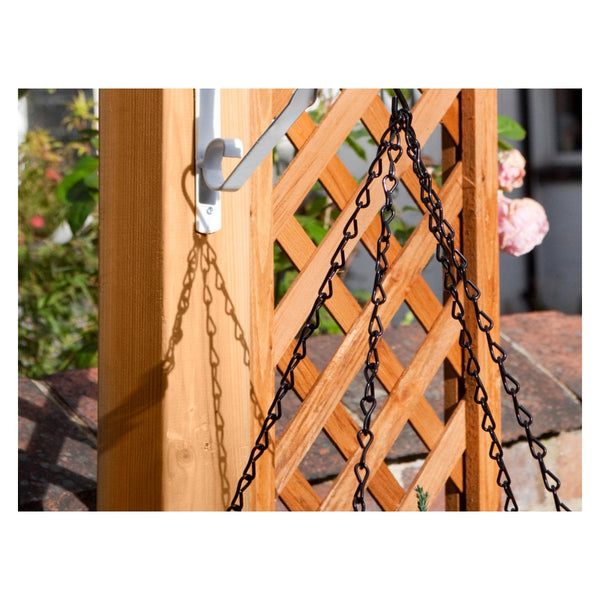 Ambassador black 21 inch hanging basket chain