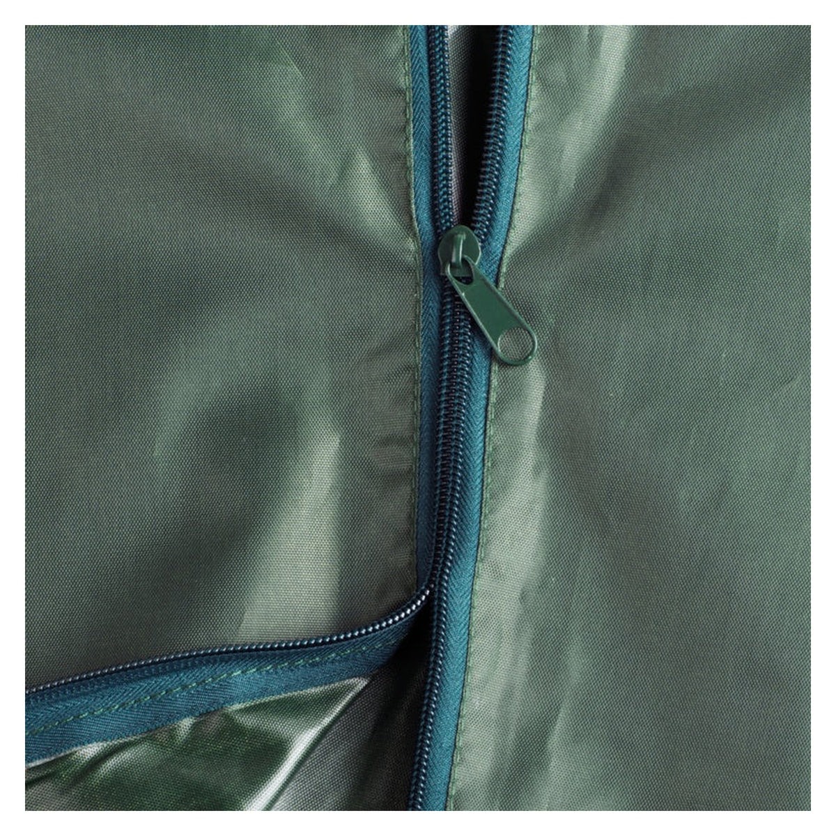 Ambassador green cantilever parasol cover, view 2