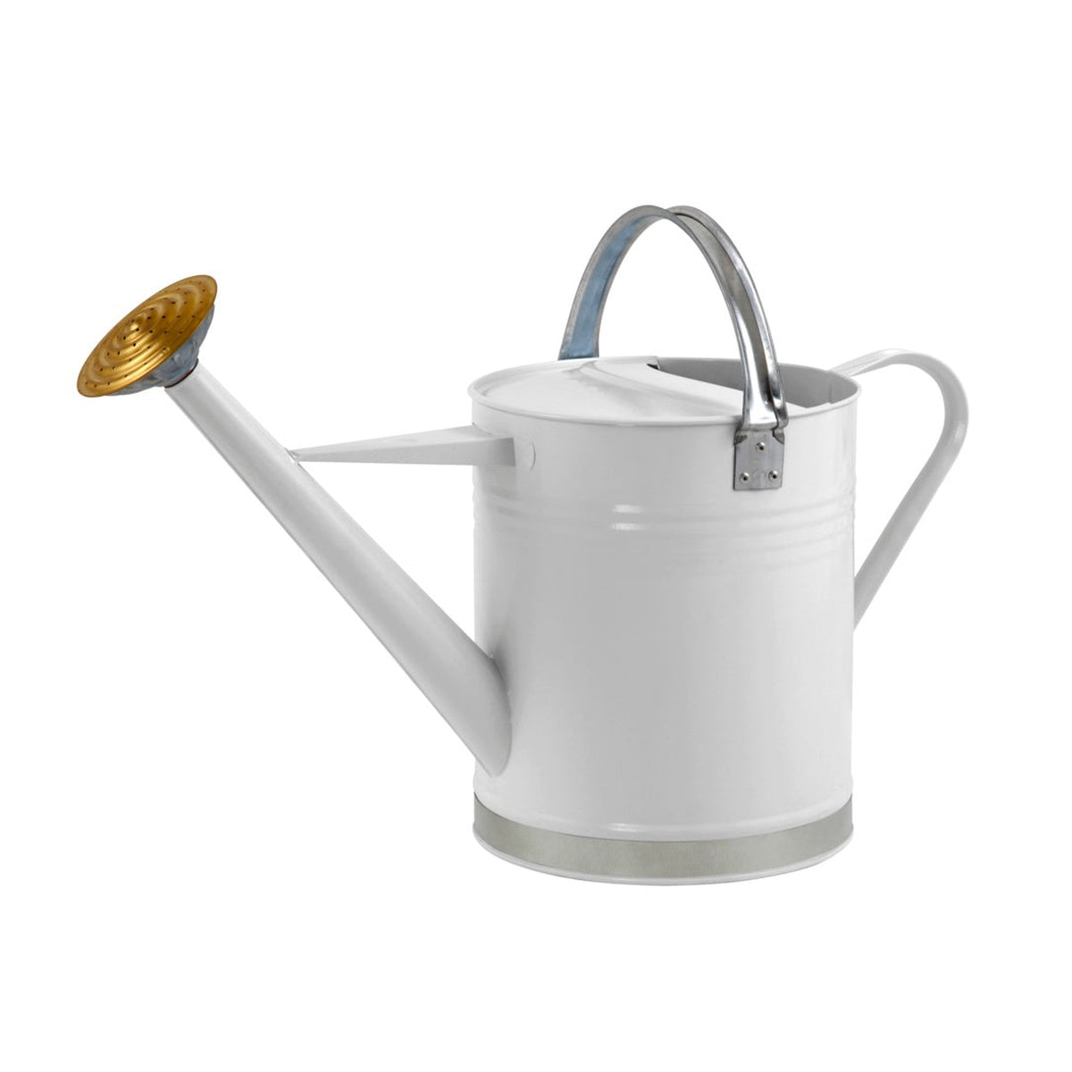 Ambassador cream metal watering can 2 gallon