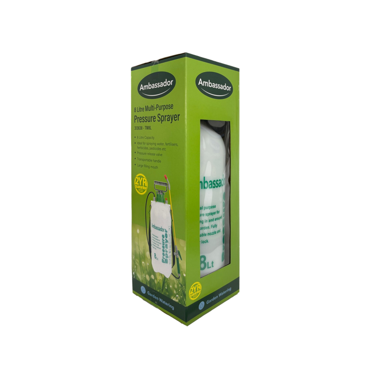 Ambassador 8L multi-purpose pressure sprayer