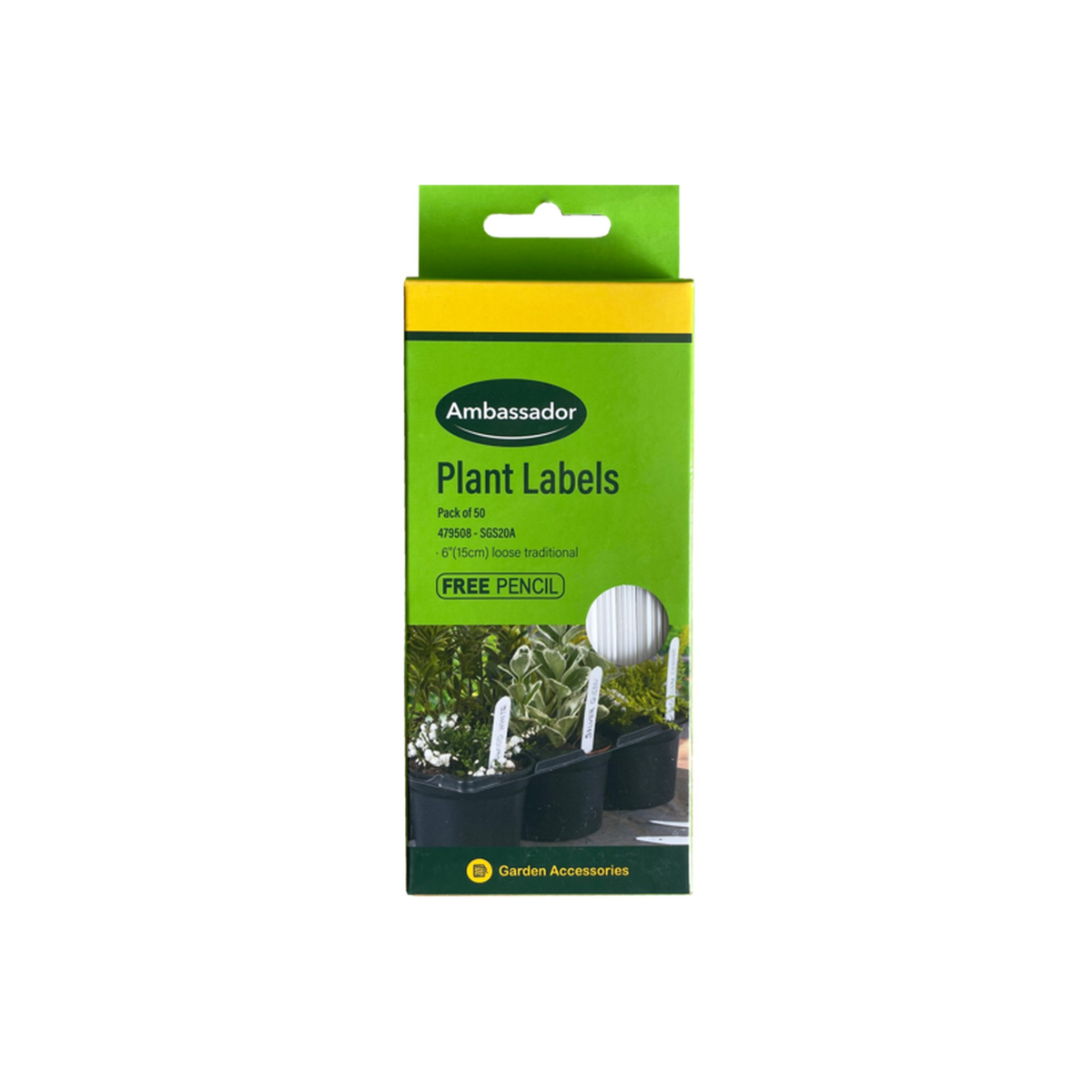 Pack of 50 Ambassador 6 inch plant labels