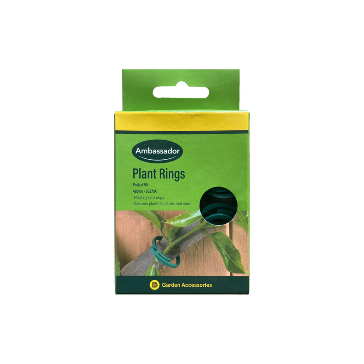 Ambassador plastic plant rings pack of 50