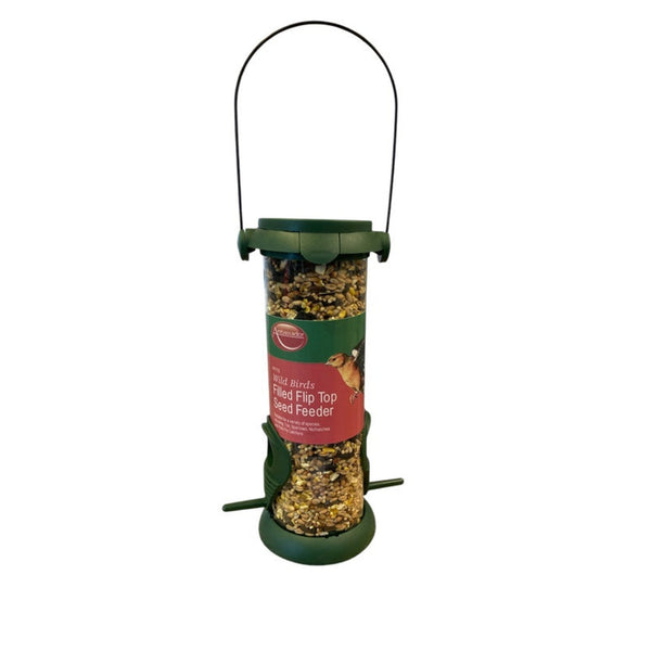 Ambassador pre-filled flip top seed feeder