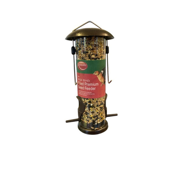 Ambassador pre-filled premium metal seed feeder