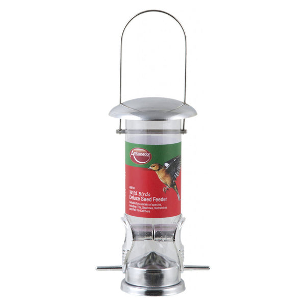 Ambassador deluxe wild bird seed feeder