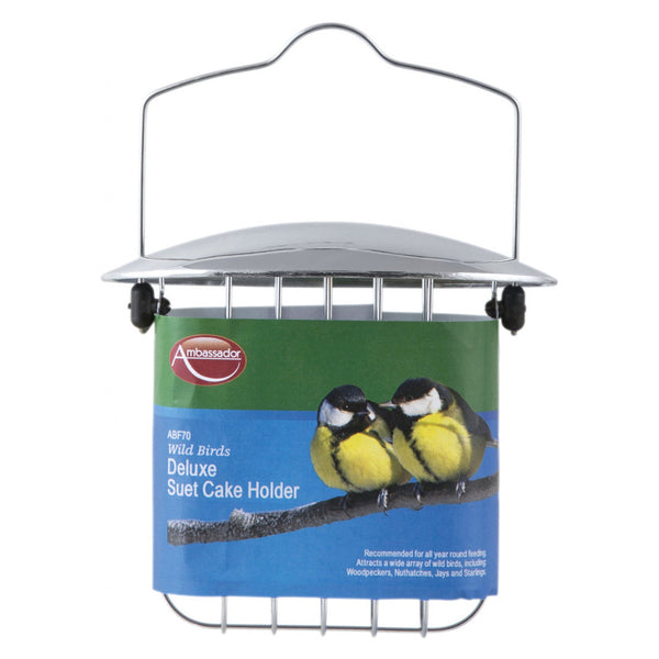 Ambassador Wild Birds deluxe suet cake holder