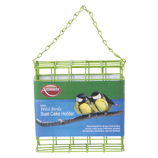 Ambassador wild bird suet cake holder
