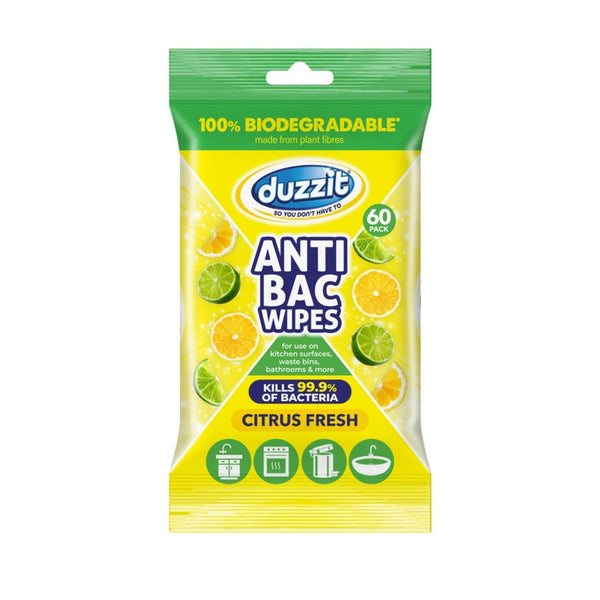Anti Bac Wipes Citrus Fresh - Pack 60